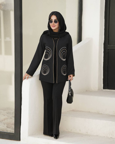مانتو زنانه گلدوزی پریا