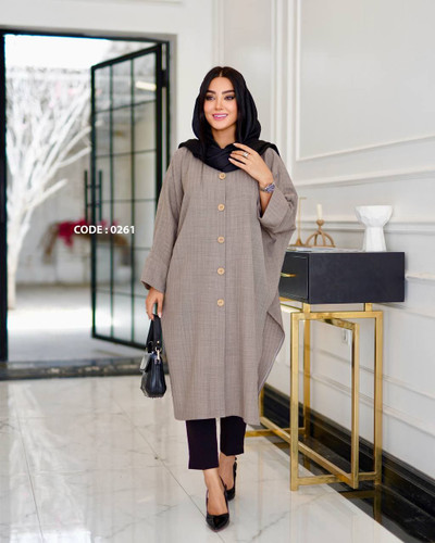 مانتو زنانه قواردار کابردی
