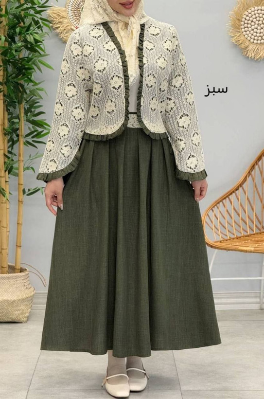 کت و دامن دخترانه گیلدا