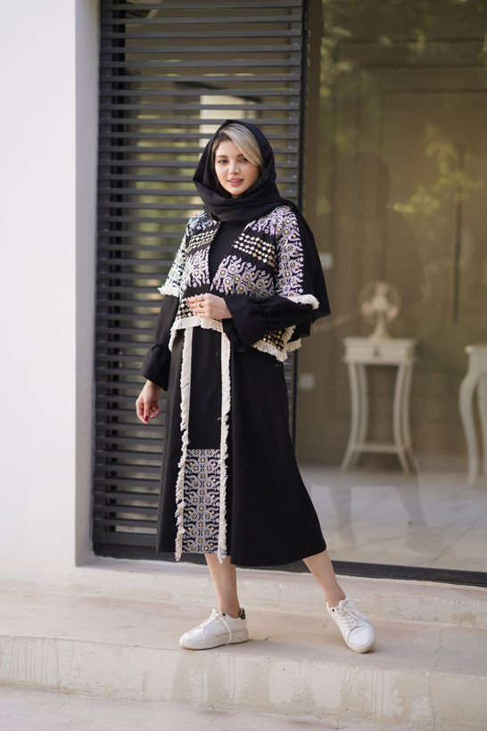 ست دوتیکه دخترانه پانچ پیراهن