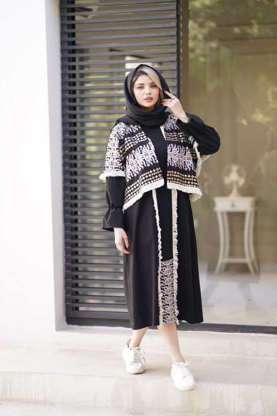 ست دوتیکه دخترانه پانچ پیراهن