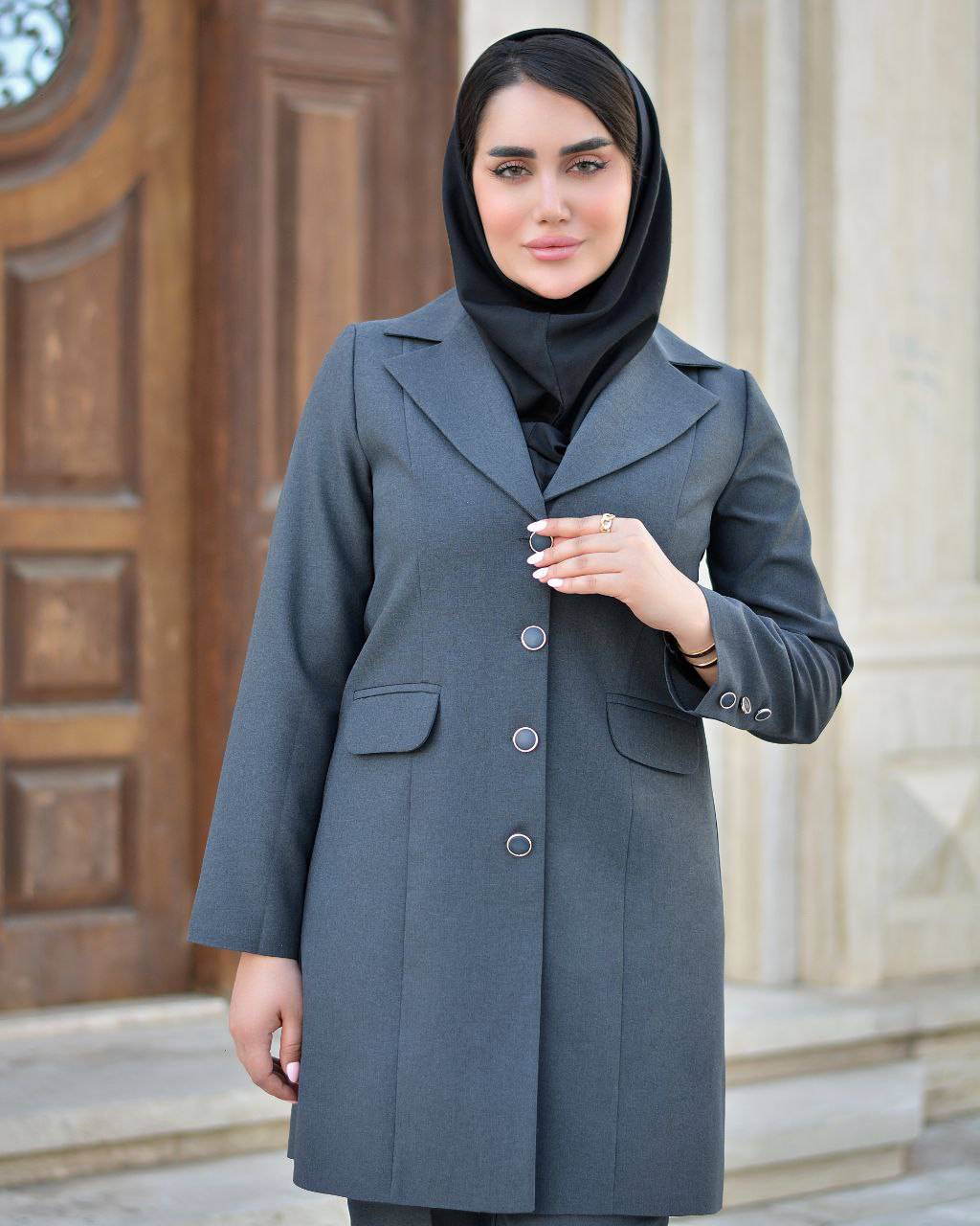 مانتو شلوار اداری دخترانه لطیفه