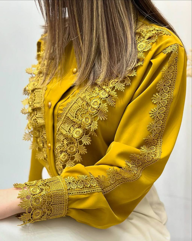 شومیز دخترانه مزون دوز ثمین