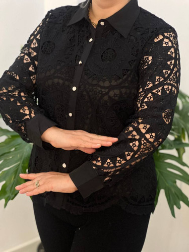 شومیز گیپور زنانه وارداتی