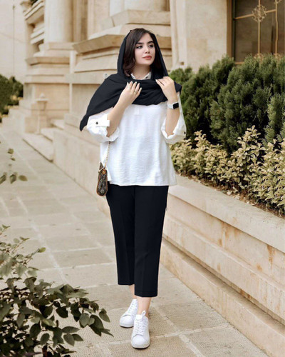 ست شومیز شلوار دخترانه نرگس