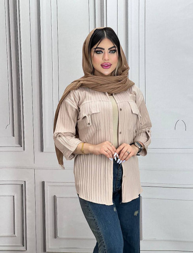 شومیز مانتویی دخترانه پونه