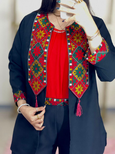 ست مانتو شلوار دخترانه سنتی