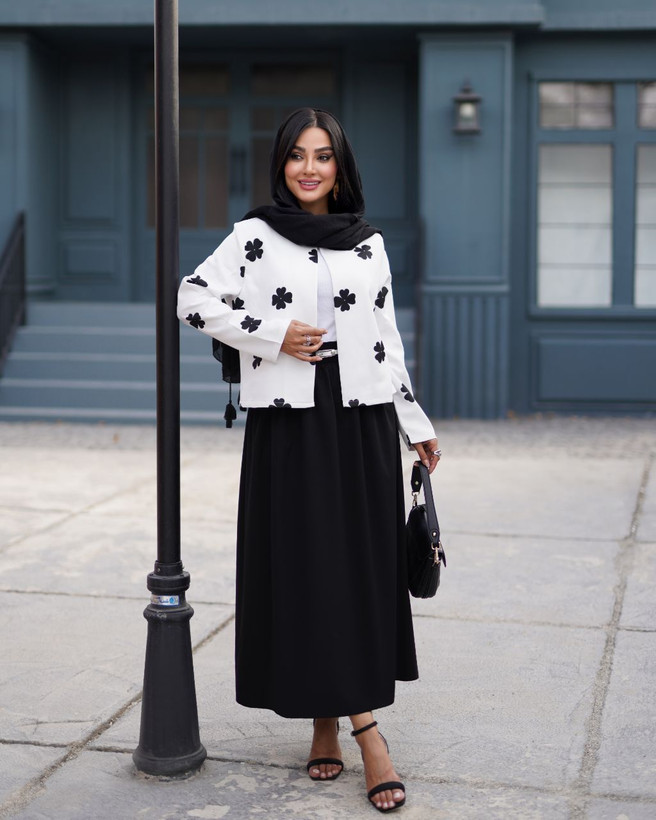 ست دخترانه کت دامن هانا