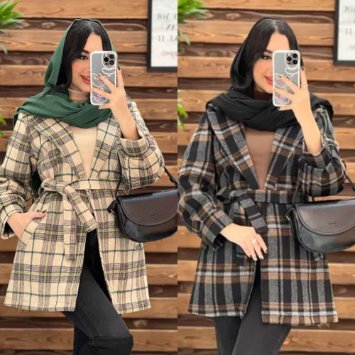 لباس دخترانه چهارخونه پشمی سپاهان