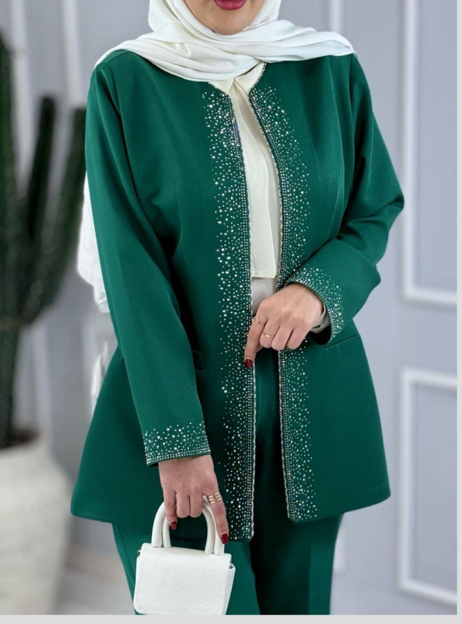 کت زنانه تک نگینی