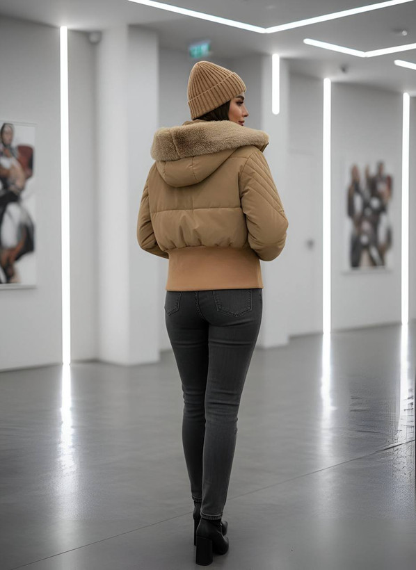 کاپشن دخترانه مدل لیا