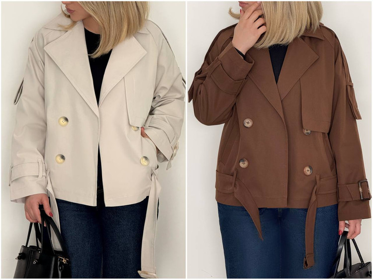 بارونی زنانه کوتاه ترند