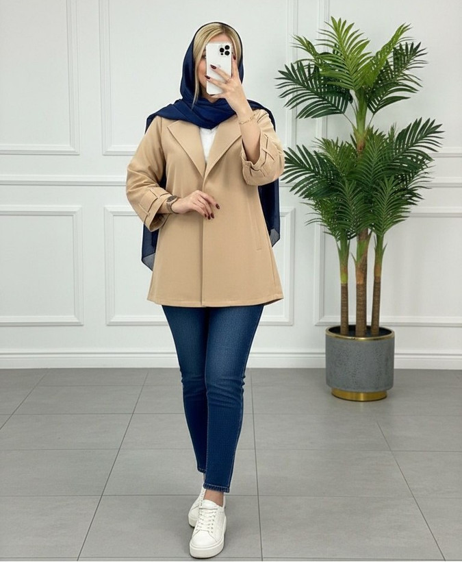 مانتو زنانه لینن هستی