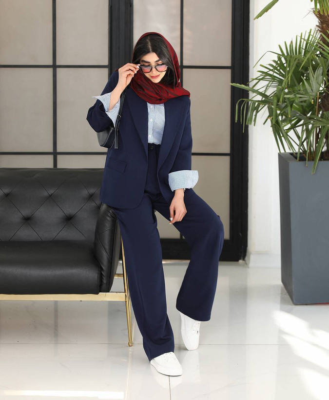 کت شلوار مزونی زنانه پروا