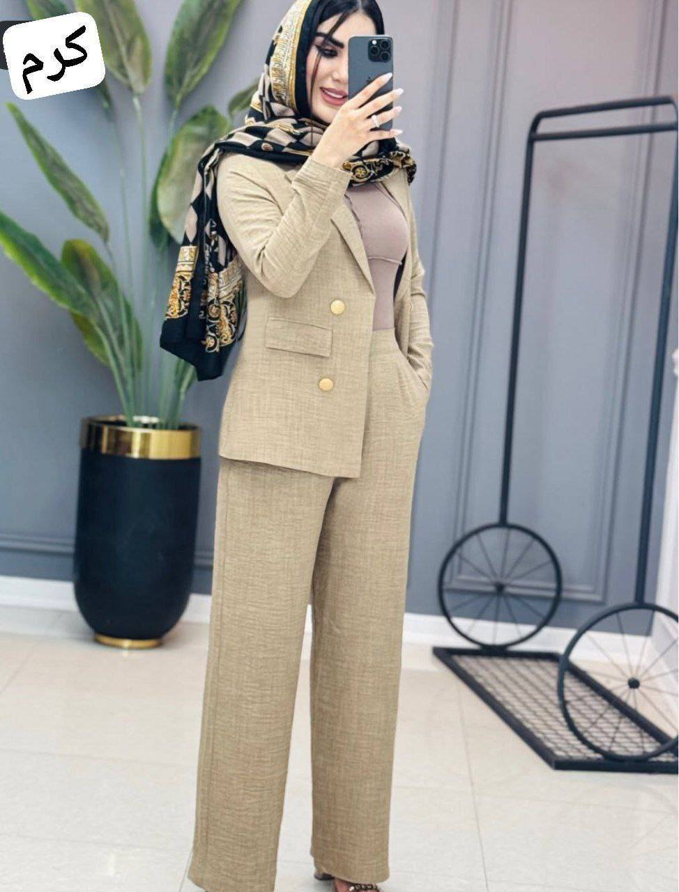 کت شلوار زنانه شانتون زهرا