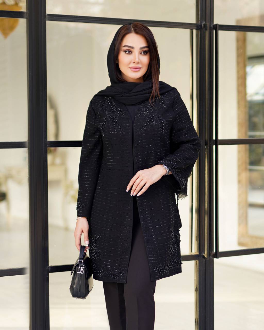مانتو زنانه یقه هفت مدل آینور