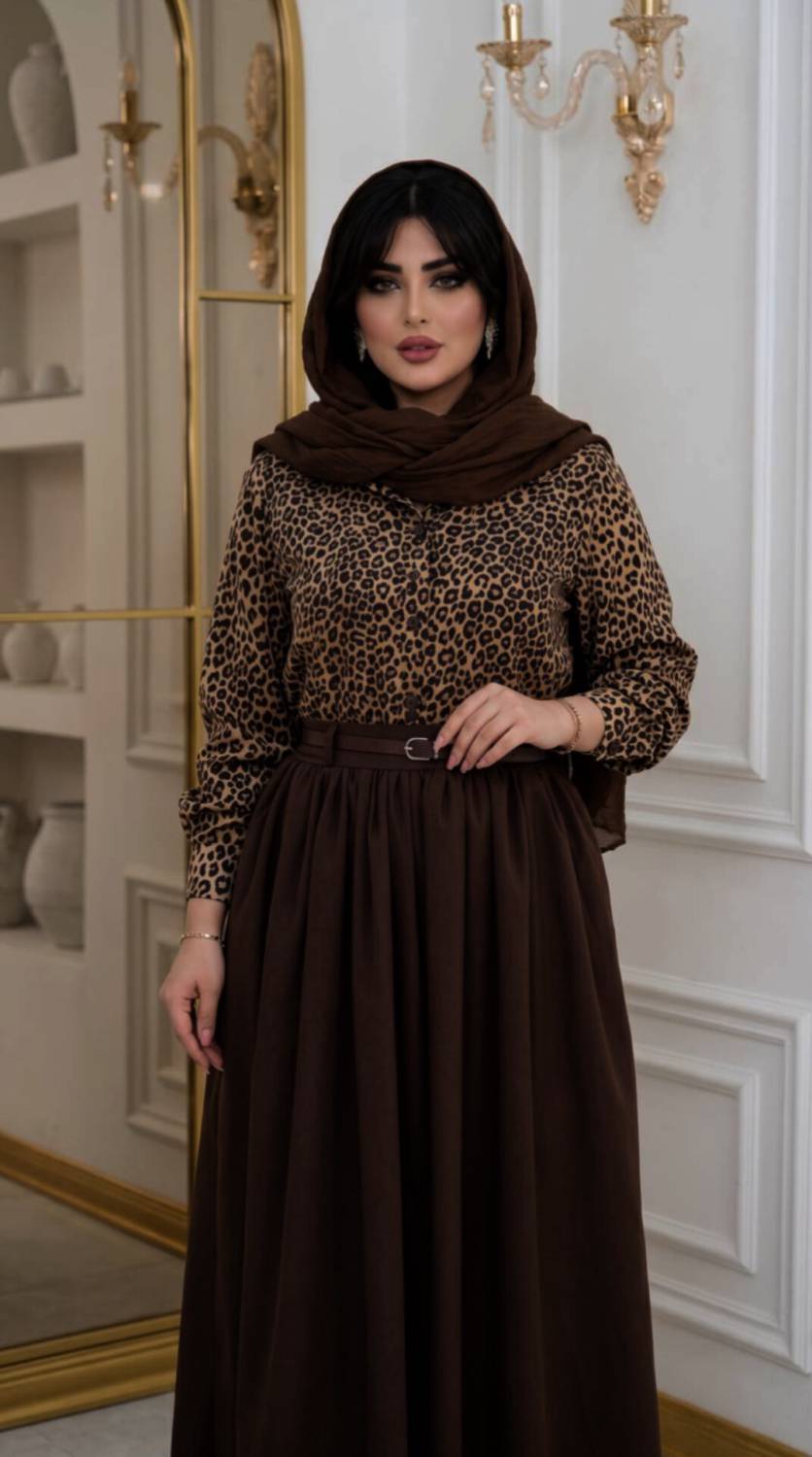شومیز دامن زنانه پلنگی