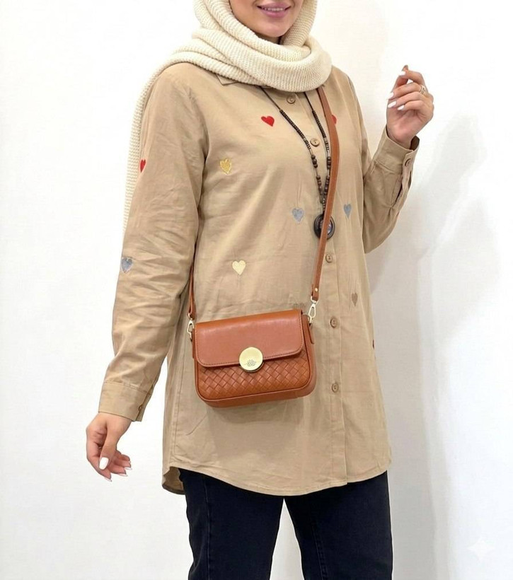 مانتو زنانه قلبی