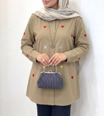 مانتو زنانه قلبی