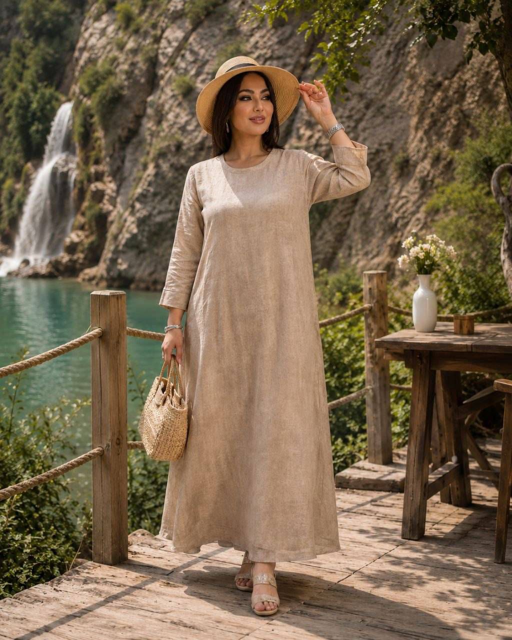 کفتان زنانه جلو بسته سوپر کلوش