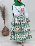 ست شومیز دامن زنانه ترمه