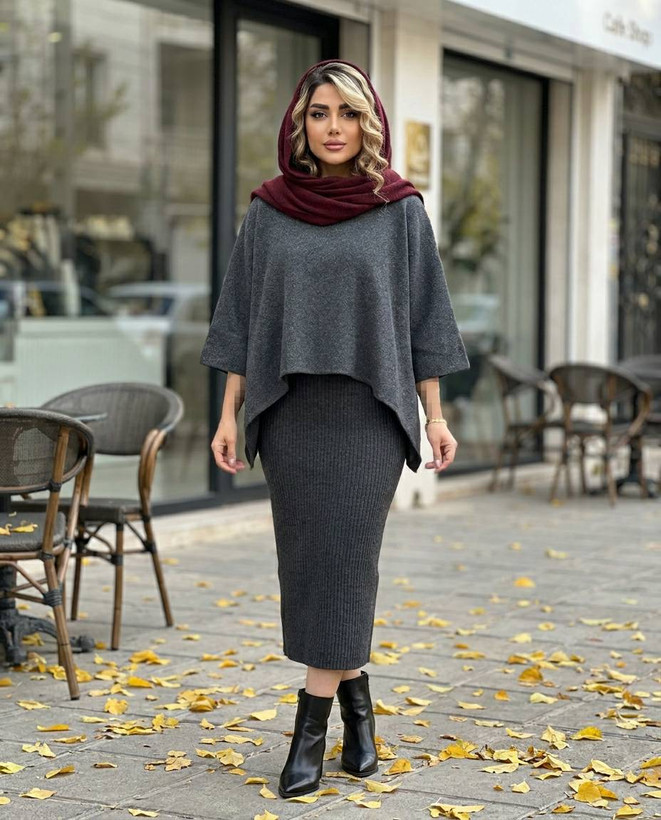 سارافون رویه زنانه بغل گوشواره دار مدل مروارید