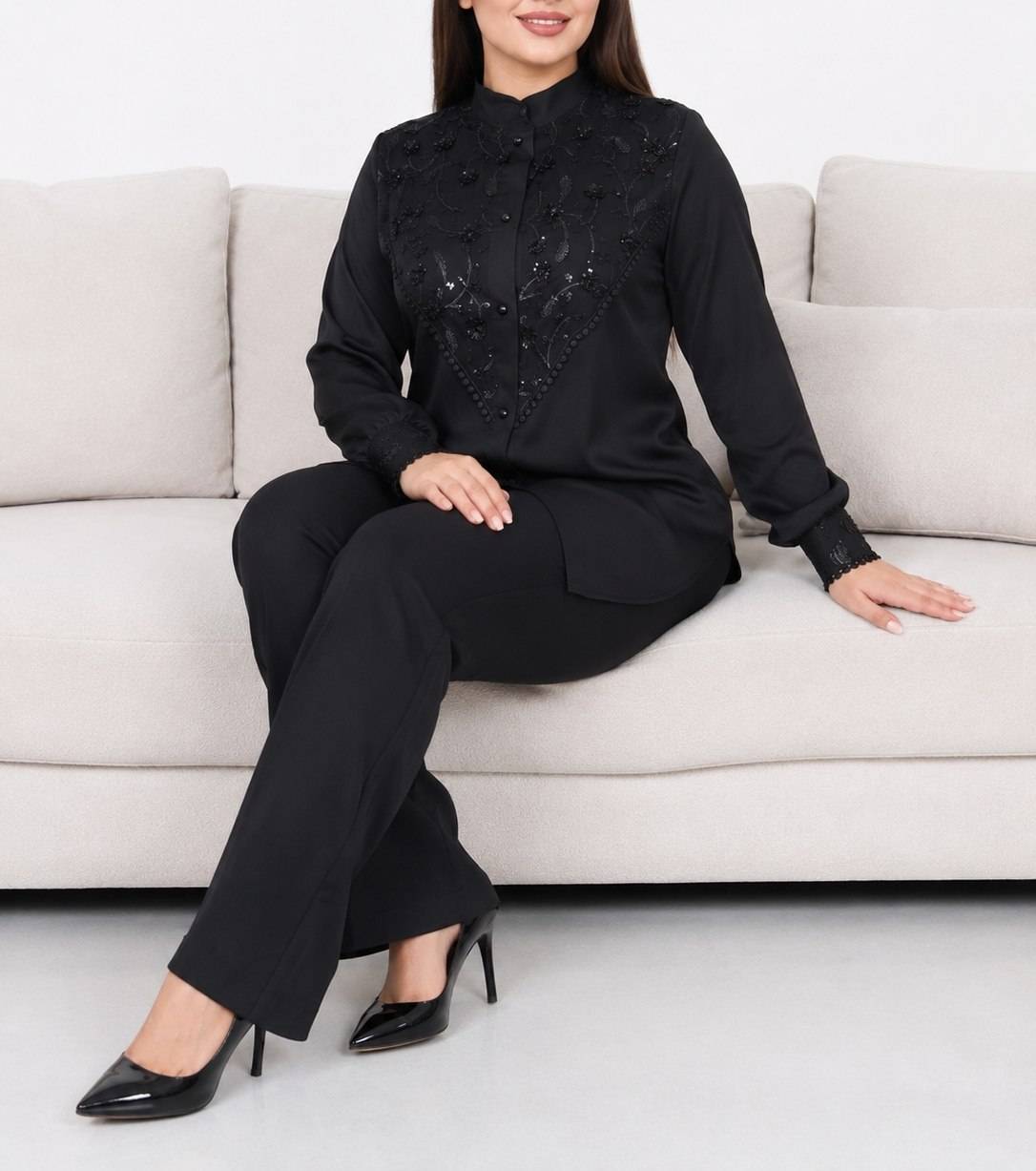 شومیز زنانه مجلسی مدل کمند
