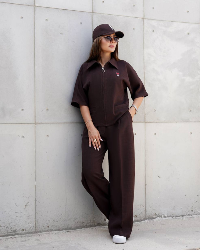 ست زنانه و شلوار مدل پانیذ