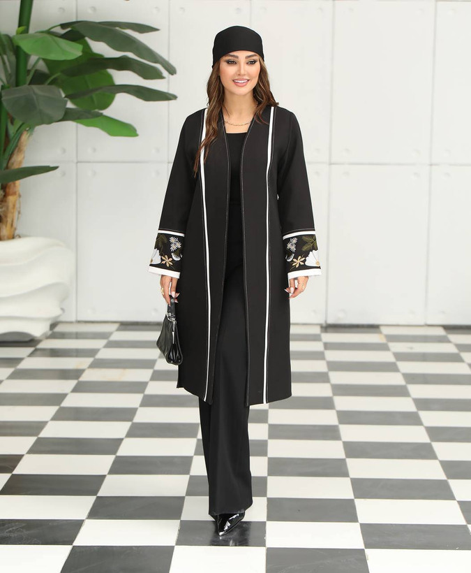 مانتو زنانه گلدوزی گیسلار
